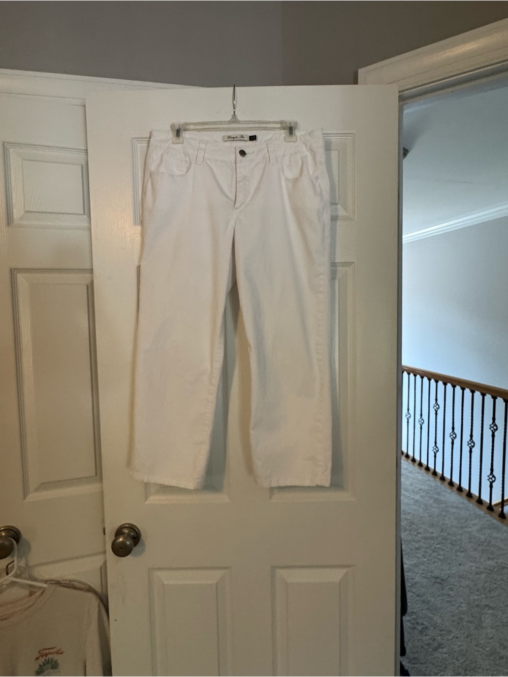 Christopher Blue Chloe Mid-Rise Skinny Cropped Pants -Size 12